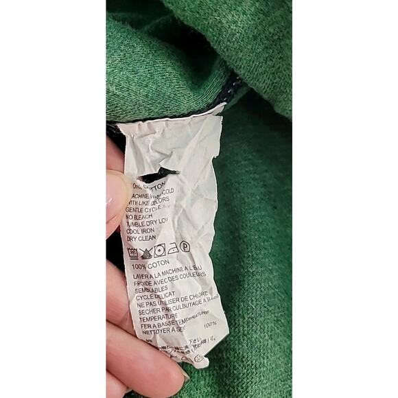 Tommy Bahama Flipshore Reversible 1/2 Zip Sweater Blue Green Men’s Large - Picture 7 of 8